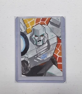 Dynamite Transformers 40th G1 Megatron 1/1 Sketch Signed Deluxe Premium Card - Picture 1 of 2