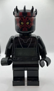 Star Wars Lego Año 2012 Serie de Películas 8" Figura Reloj Despertador Darth Maul - Imagen 1 de 4
