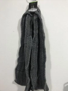 BUFANDA OBLONGA DE MUJER MIXTA - TALLA ÚNICA - GRIS (5-TW-45) - Imagen 1 de 6