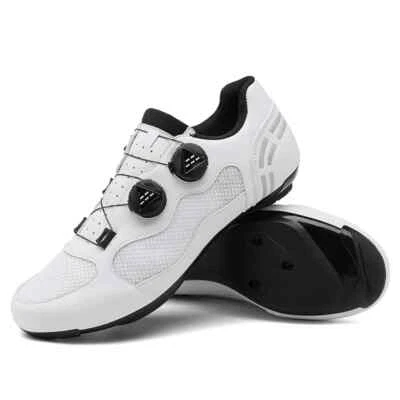 Hombres Zapatos de Ciclismo MTB Zapatillas de Carretera Taco Antideslizante Bicicleta SPD Calzado de Velocidad Foto 1 de 4
