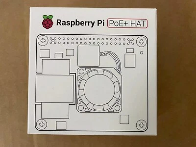 Raspberry Pi PoE+ HAT for Raspberry Pi 4B/3B+ W/Controllable Brushless Fan DC 5V - Image 1 of 4