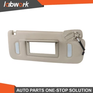 Labwork Right Side Sun Visor For 2007-2014 Silverado Sierra Tahoe Yukon Gray - Picture 1 of 14