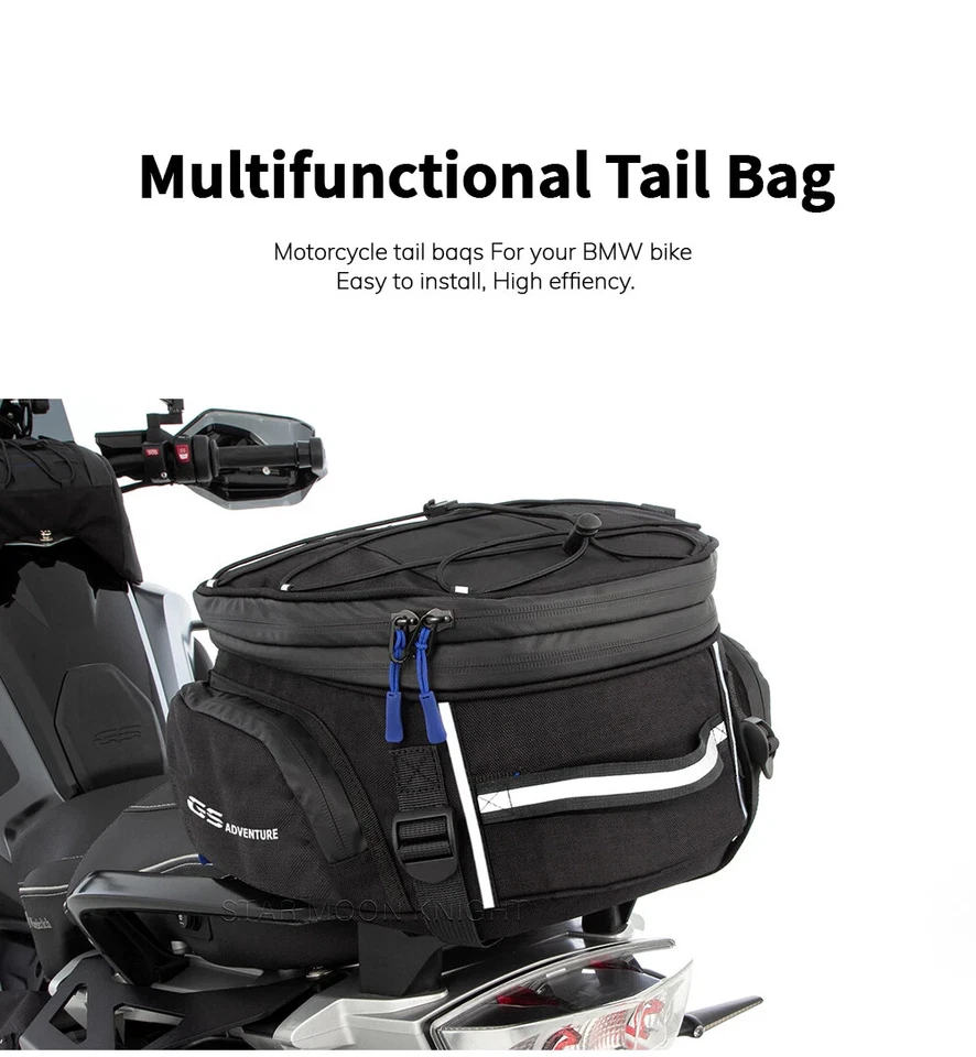 Motorcycles Rear Trunk Bags Luggage bag For BMW R1300GS F900GS F800GS 2024-  - Image 1 of 4