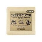 100% Cotton Ultra Fine Cheesecloth For Basting Turkey, Canning, Straining, Ch...