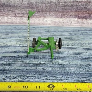Vintage silk toys diecast sickle Mower Implement green and black works - Picture 1 of 6