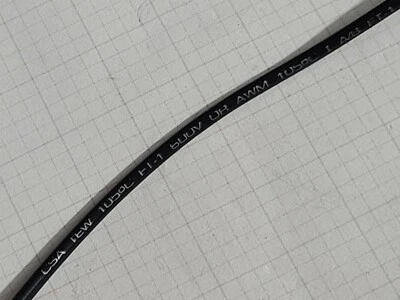 American Wire & Cable #18awg gancho de cobre estanhado UL-1015 MTW TEW preto/100 pés - Imagem 1 de 4