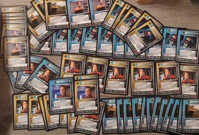 60 Card Lot Star Trek CCG 1E Dual Alignment Voyager Equinox Marquis Crew Borg ST - Image 1 of 4