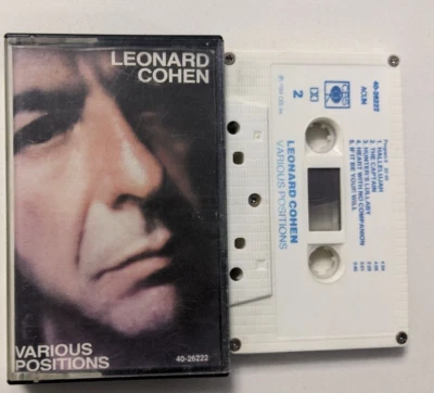 РЕДКАЯ ИЗРАИЛЬСКАЯ кассета ЛЕОНАРДА КОЭНА различных позиций - Изображение 1 из 2