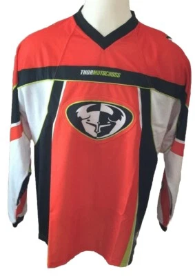 NWT 2XL XXL Thor Core 4 Jersey Orange Black Green White 1612-80-06 Motocross - image 1 of 4