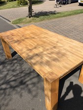 Large Oak Table For Ebay Large Solid Oak Dinning Table 6 Seater
