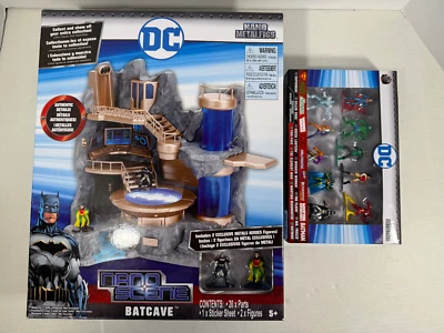 Jada Toys DC Nano Metal Figuras Baticueva + Lote de 15 Figuras Clásicas 66 Batman, Joker Foto 1 de 4