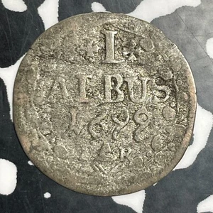 1699-IAR Germany Hesse-Darmstadt 1 Albus Lot#E9729 Silver! Very Scarce! - Picture 1 of 2