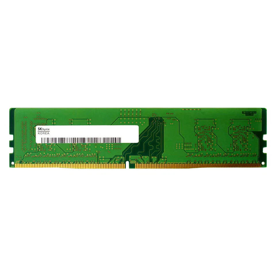 Hynix 4GB 1Rx16 PC4-2400T PC4-19200 DDR4 2400 MHz 1.2V Non-ECC DIMM Memory RAM - Image 1 of 1