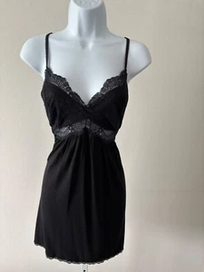 Black Lace Top Large Babydoll Tunic Lingerie Dark Fairy Whimsigoth Bold Coquette - Picture 1 of 17