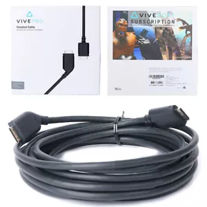 New HTC VIVE PRO 16.4ft 5M headset cable connect link box to VR headset Pro eye - Afbeelding 1 van 10