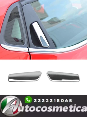 Set cover maniglie posteriori 2 pz in acciaio cromo Renault Clio 4 IV 2012-2019 - Immagine 1 di 4