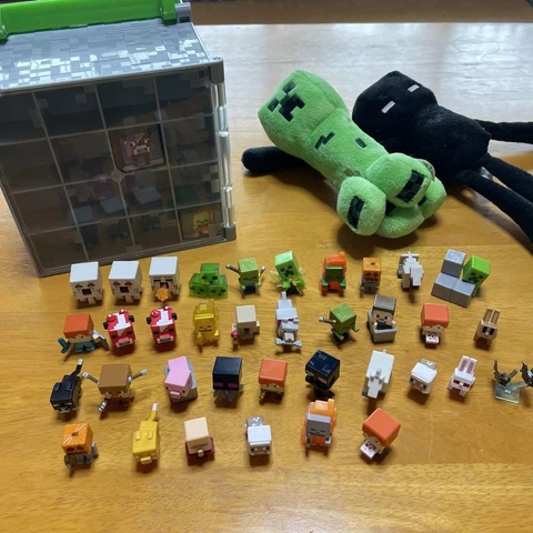 Minecraft Plush Mini Figure lot of 38 Set sale Games Goods Creeper Ender Man Cover