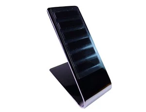 Brunnen Smartphone Halter Handy-Ständer verchromtes Stahl Silber/black 10-68027 - Bild 1 von 2