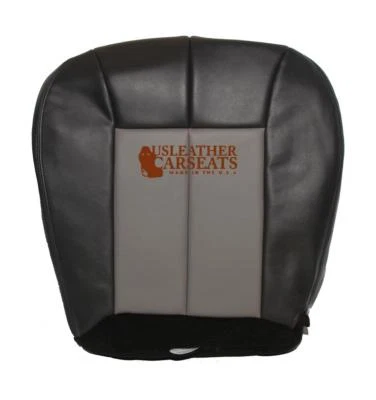 2002 Compatível com Jeep Grand Cherokee Driver Capa de Assento de Vinil Inferior Preta/Taupe - Imagem 1 de 4
