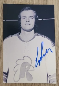Robert Cap Raeder Signed 4x6 Photo NHL Hartford Whalers Canadiens Legend RAD - Picture 1 of 1