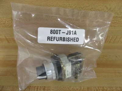 Allen Bradley 800T-J91A Selector Switch 800TJ91A W/ 800T-XA - Image 1 of 4