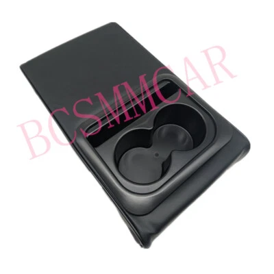 Car Center Console Armrest Box Elbow Support Cushion Mat W/Cup Holder Height Pad - Image 1 of 4