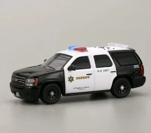1:64 596 Mode Tahoe LASD LA Sheriff Police SUV Modell Diecast Display Car - Bild 1 von 5