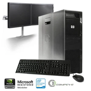 HP Z600 Workstation FM024UT Intel X5667 3.06GHz/ 6GB RAM/300GB HDD/ Win10 - Picture 1 of 2