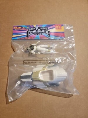 Mighty Morphin Power Rangers La Película White Ranger Con Falcon Ninjazord... Foto 1 de 2