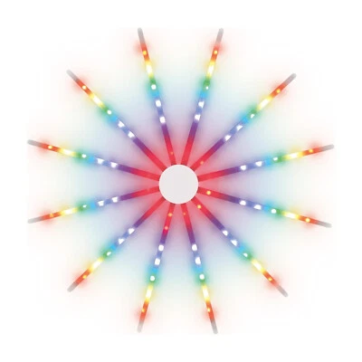 LED Firework Colour Burst Star Smart Light Remote Controlled USB Powered 60cm - Image 1 of 4