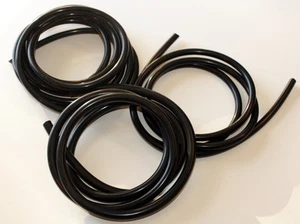 Kit de manguera de vacío de silicona - 3 mm 4 mm 5 mm - 5 pies de cada uno - 3 hebras - negro - Imagen 1 de 1