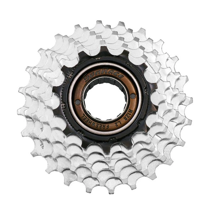 Freewheel 6 Speed Freewheel 14-24 Steel 525260041 SUNRACE Cassette Sprocket - Image 1 of 1