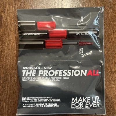 Make Up For Ever The Professional 2-step Mascara Volume Routine Travel Size New - Image 1 of 2