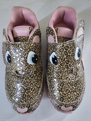 Zapatilla deportiva Reebok Royal Classic Leopardo dorada metálica para niños pequeños talla 10 Foto 1 de 4