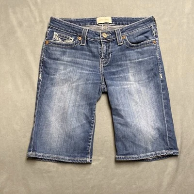 Big Star Shorts Womens 28 Blue Stretch Denim Above Knee Shorts - Image 1 of 4