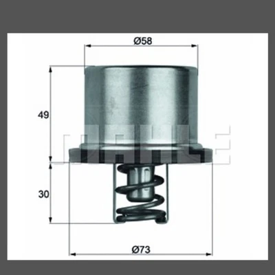 Mahle THD179 Thermostat, Opening Temperature: 79°C, with gasket/seal - Image 1 of 4