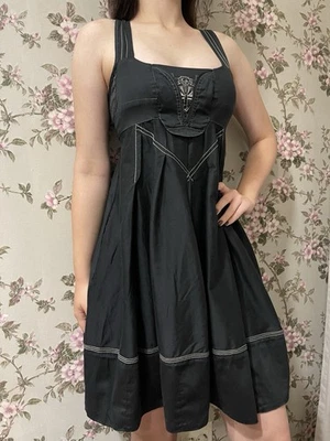 Vestido de Lujo Le Jean Marithe Francois Girbaud Y2K Vanguardia Raro Foto 1 de 4