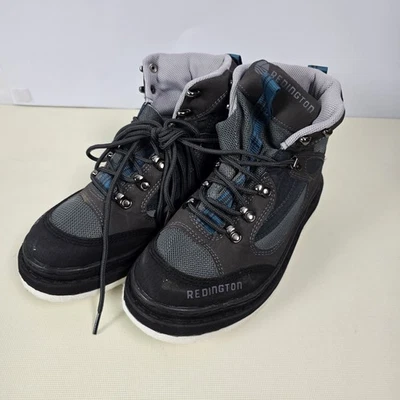 Redington Men's Felt Sole Wading Boots - Size 9  Excellent Condition Fly Fishing - Image 1 of 4