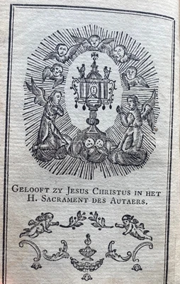 1789 BEZOEKINGEN VOOR ALLE DE DAGEN DES MAENDS, LIGOURI, COMPLETE, ORIGINAL CALF - image 1 of 4