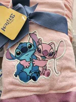 Paquete de 2 toallas de mano Stitch and Angel rosa púrpura baño Lilo and Stitch 15X26 Foto 1 de 4