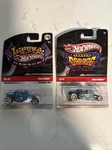 2009 Hot Wheels Larry's Garage, -2 BONE SHAKER, Autos 11/39 & 19/20 Blue Skull - Bild 1 von 6