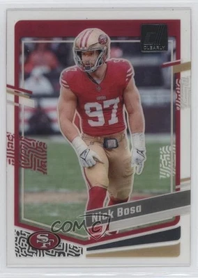2023 Panini Clearly Donruss Nick Bosa #44 - Image 1 of 2