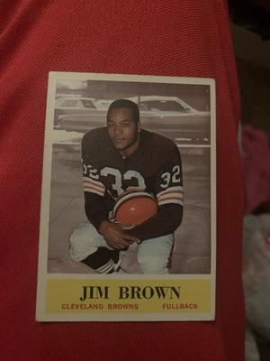 1964 philadelphia jim brown#30 Cleveland Browns HOF Syracuse MidGradeCHmyOTHERS - Image 1 of 2