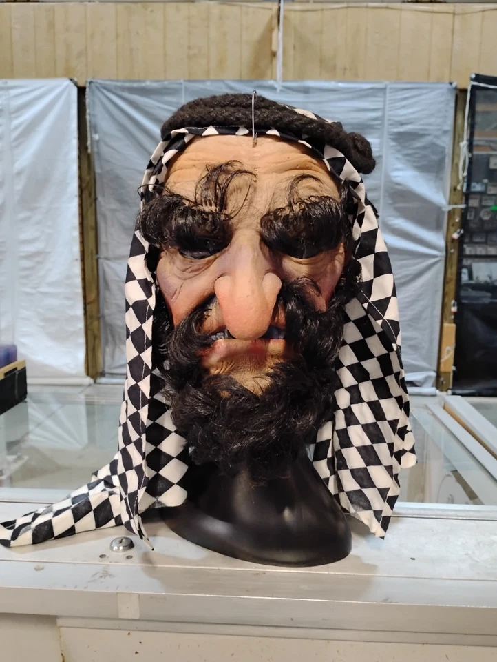 Vintage Middle Eastern Male Mask Halloween West Germany Costume Mask - Image 1 of 1
