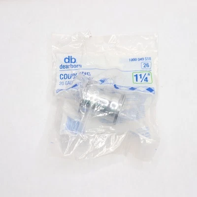 Dearborn Compression Coupling Double Slip-Joint Chrome 20G 1-1/4 x 2 HDC793C-1 - Image 1 of 4