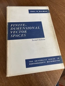 Finite-Dimensional Vector Spaces By Paul Halmos (1958, Hardcover) - Picture 1 of 7