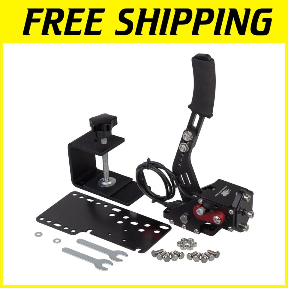 Compact USB Handbrake for Racing Games - Adjustable Height - Image 1 of 4