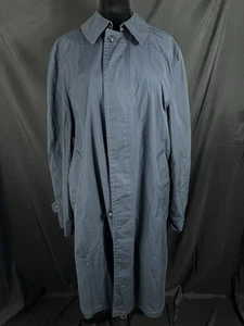 Sterlingwear of Boston All Weather Coat USA Made Size 40L Navy - Bild 1 von 11
