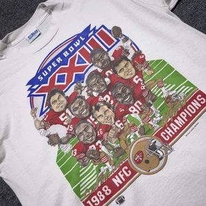 Vintage San Francisco 49ers Shirt Mens XL 1988 Super Bowl XXIII Champions NFL 80 - Picture 1 of 9