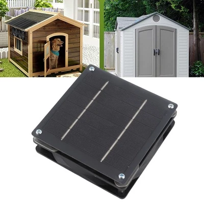 Monokristalline Solar Panel Ventilator 3W 6V Verstellbarer Winkel Solar Exhuas - Bild 1 von 4